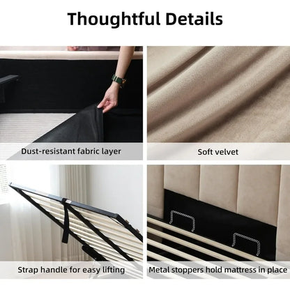 King, Full and Queen Bed Frame With Storage