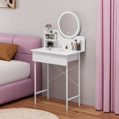 1SET Dresser Vanity Makeup Table with 3level  Mirror