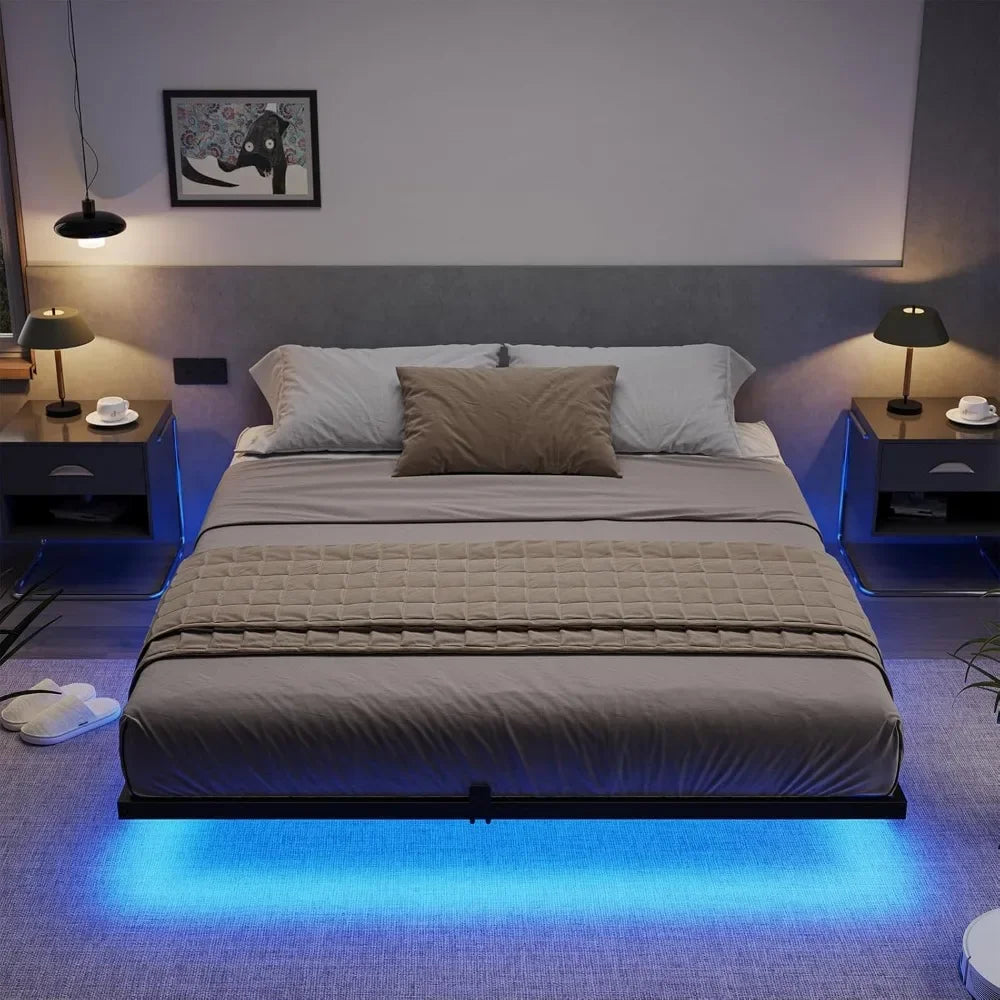 Metal Bed Frame & Slide Stoppers – Full, Queen, King Sizes