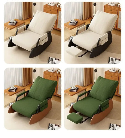 Reclining chair lunch break folding