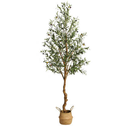 1Pc/2Pcs Artificial Olive Tree 4ft / 5ft / 6ft, Large Plant