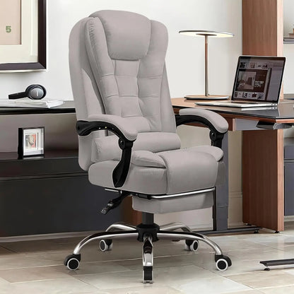 Adjustable PU Leather Office Chair with High Back