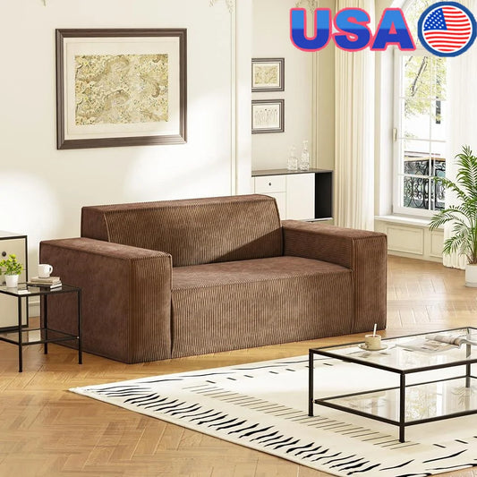 Sofa in a Box Memory Foam Loveseat Lightweight Easy Setup