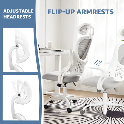 Ergonomic Office Chair Adjustable Headrests