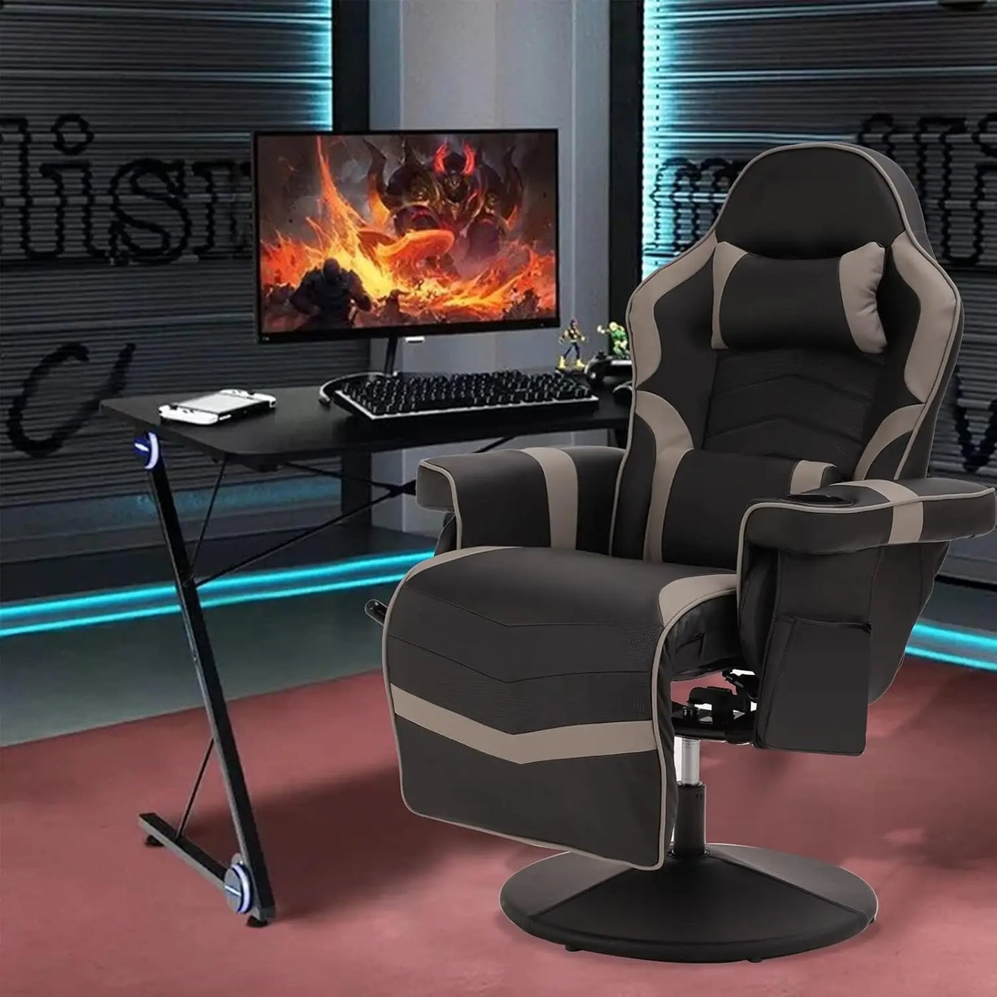 Massage Video Gaming Recliner Chair -Ergonomic Office Chair