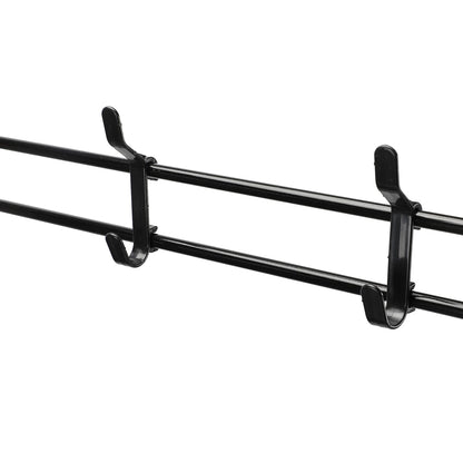 Coat Rack Stand, 2 In 1  Entryway Clothes Hanging Organizer