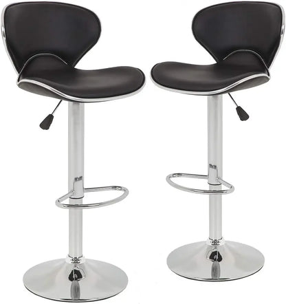 Bar Stools Set of 2, Counter Height Adjustable Bar Stools