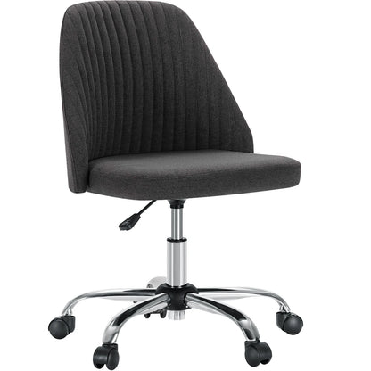 Armless Small Desk Office Chair