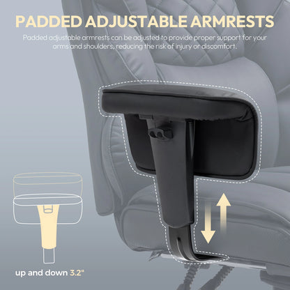 Office Chair with Pocket Spring Cushion and Lumbar Support