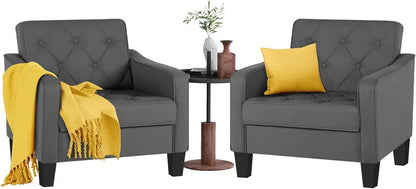 Living room chair accent chair 2-piece set