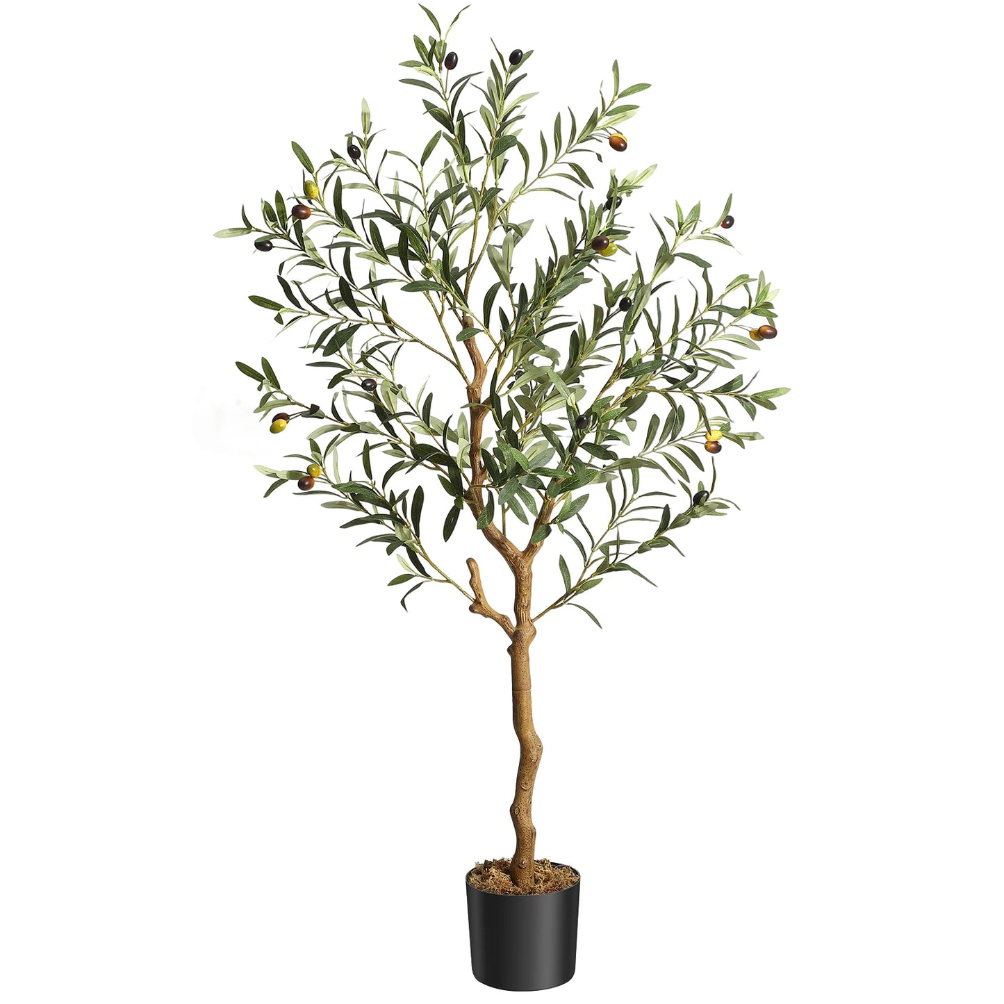 1Pc/2Pcs Artificial Olive Tree 4ft / 5ft / 6ft, Large Plant