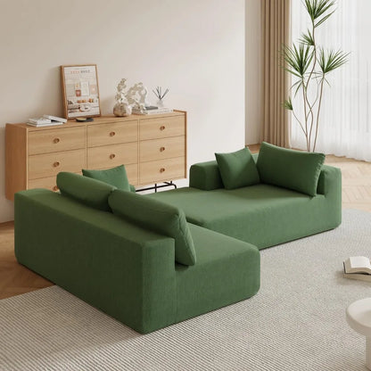 Sectional Sofa,Cloud L Shaped Couch with Deep Seat, No Assembly Required