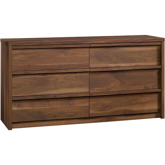 Wooden Dresser, Grand Walnut Chest of Drawers