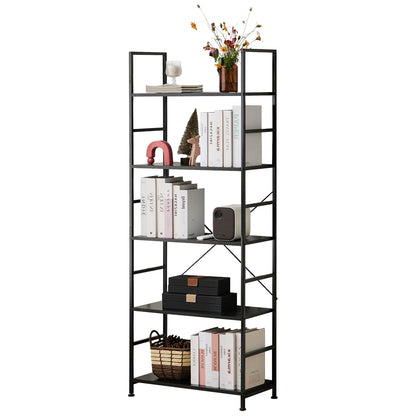 5 Tier Bookcase Bookshelf Modern