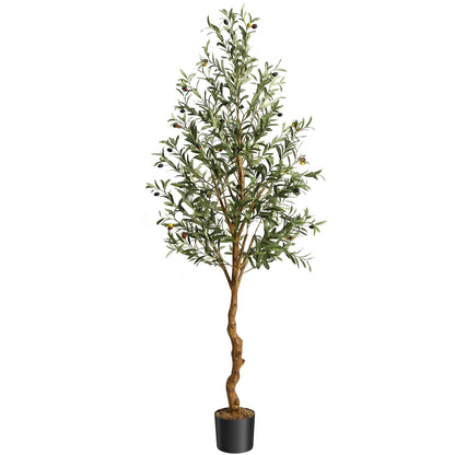 1Pc/2Pcs Artificial Olive Tree 4ft / 5ft / 6ft, Large Plant