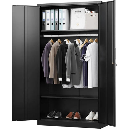 Metal Wardrobe Cabinets with Lock