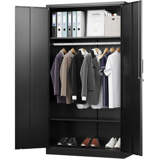 Metal Wardrobe Cabinets with Lock