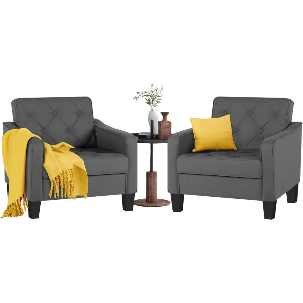 Living room chair accent chair 2-piece set