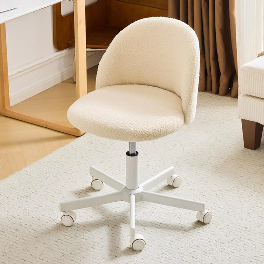 Small Office Chair with Wheels,Vanity Chair
