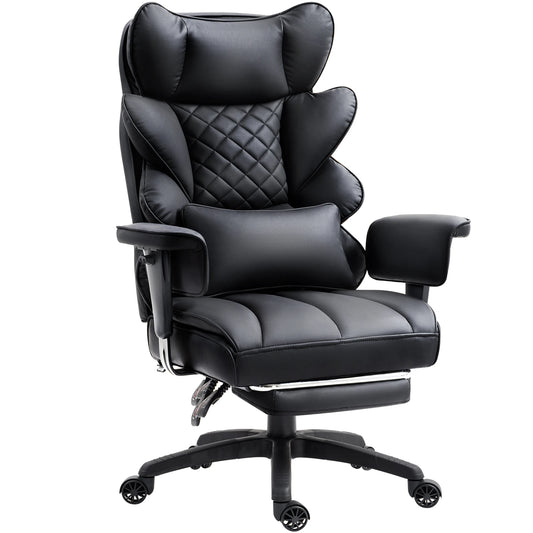 Office Chair with Pocket Spring Cushion and Lumbar Support