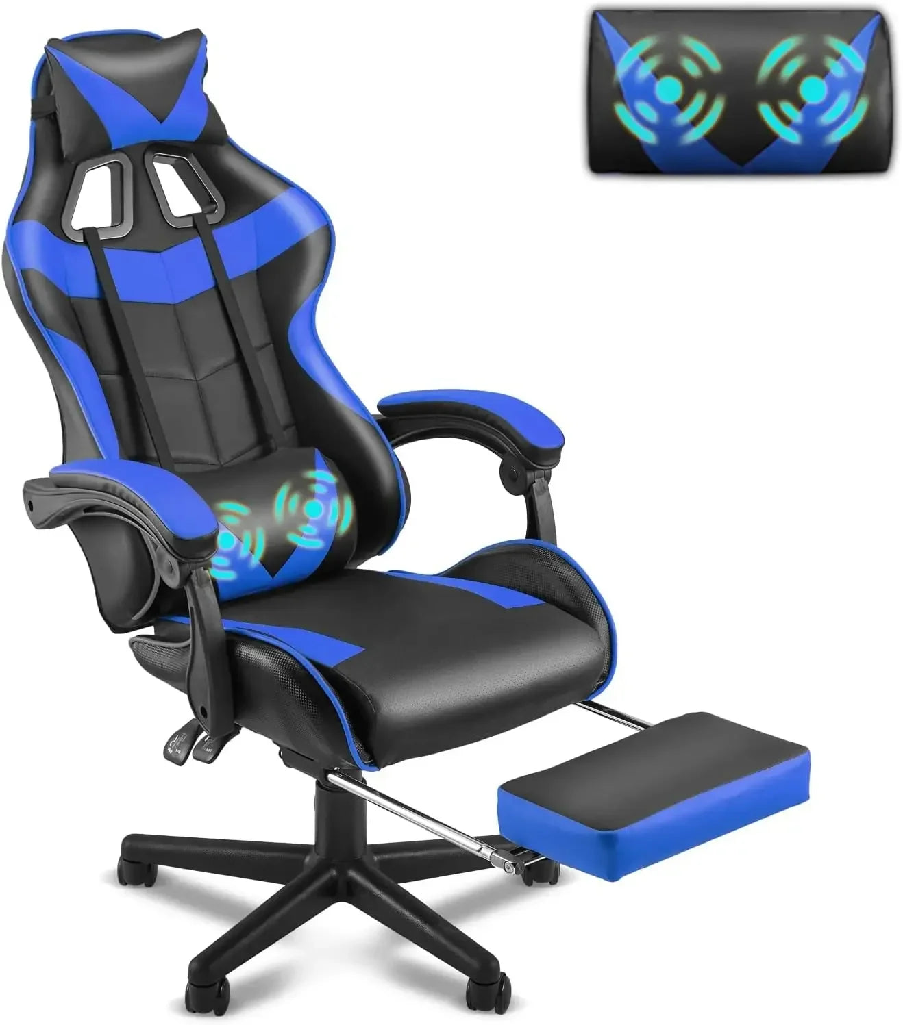 Gaming chair With Footrest , multiple colors