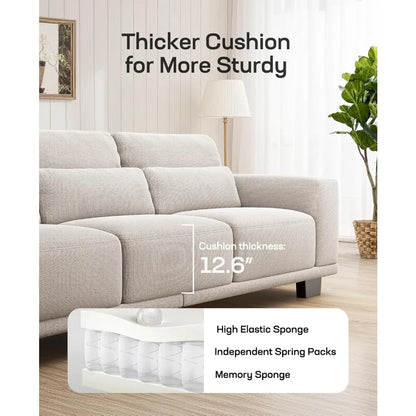 Comfy Sofa, 3 Seater Couch for Living Room