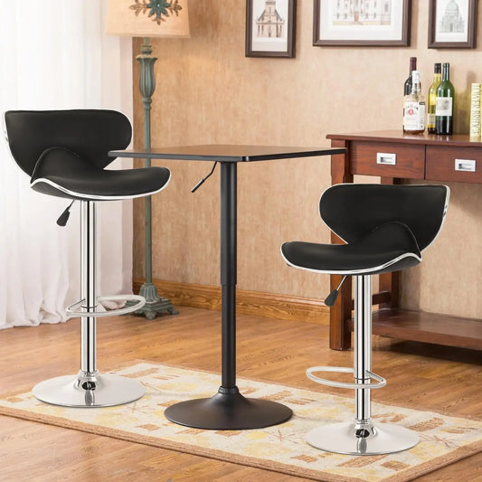 Bar Stools Set of 2, Counter Height Adjustable Bar Stools