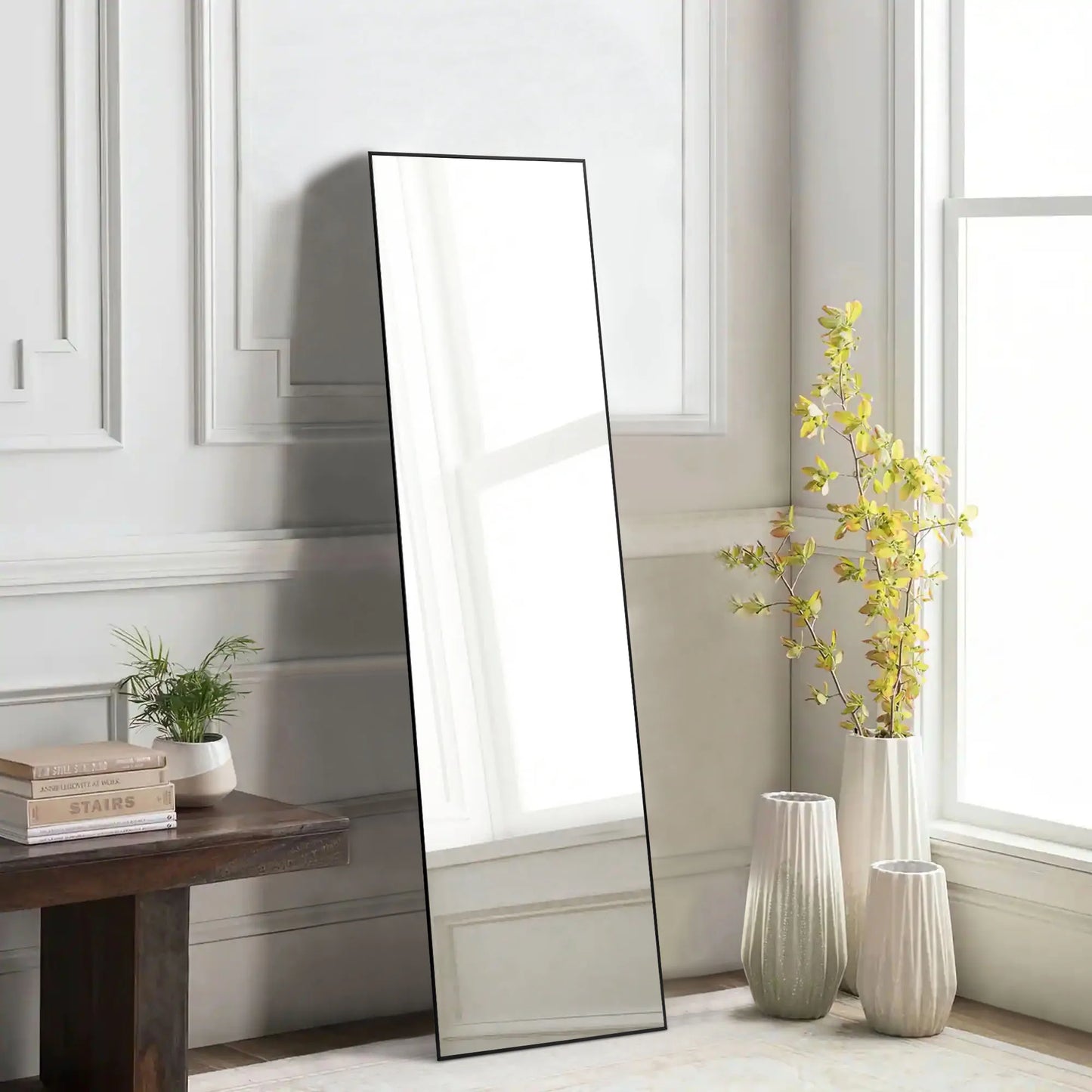 Wall Mirror 59"x16" Standing Hanging or Wall-Mounted Mirror