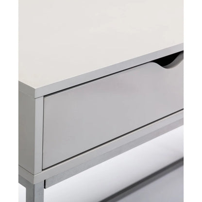 Compact Contemporary Writing Desk with Storage Drawers