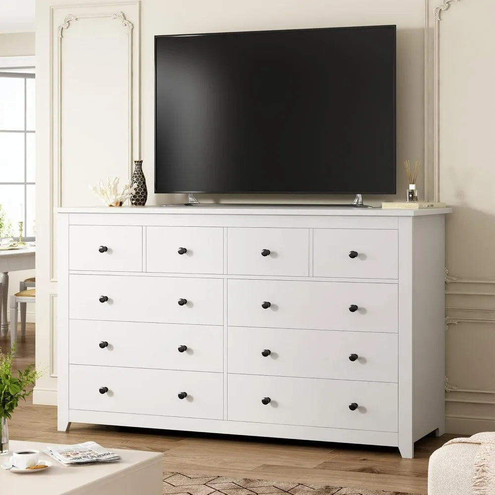 10 Drawer Dresser & Chest of Drawers