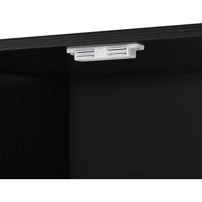 Corner TV Stand with 4 Doors and Shelves