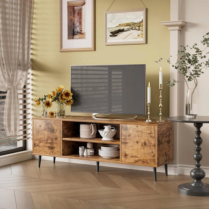 TV Stand for 65 Inch TV with Storage Cabinet