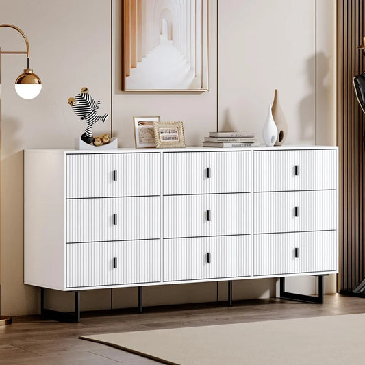Large Double Dresser, Modern Chest of Drawers