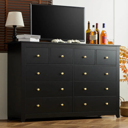 10 Drawer Dresser & Chest of Drawers