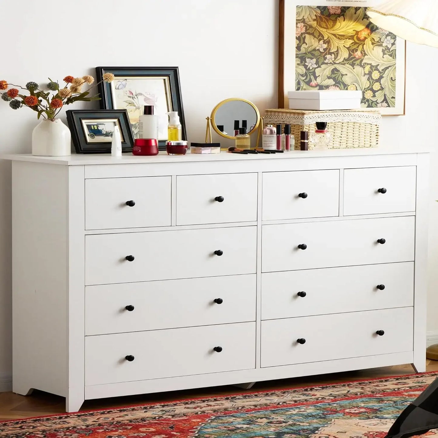 10 Drawer Dresser & Chest of Drawers