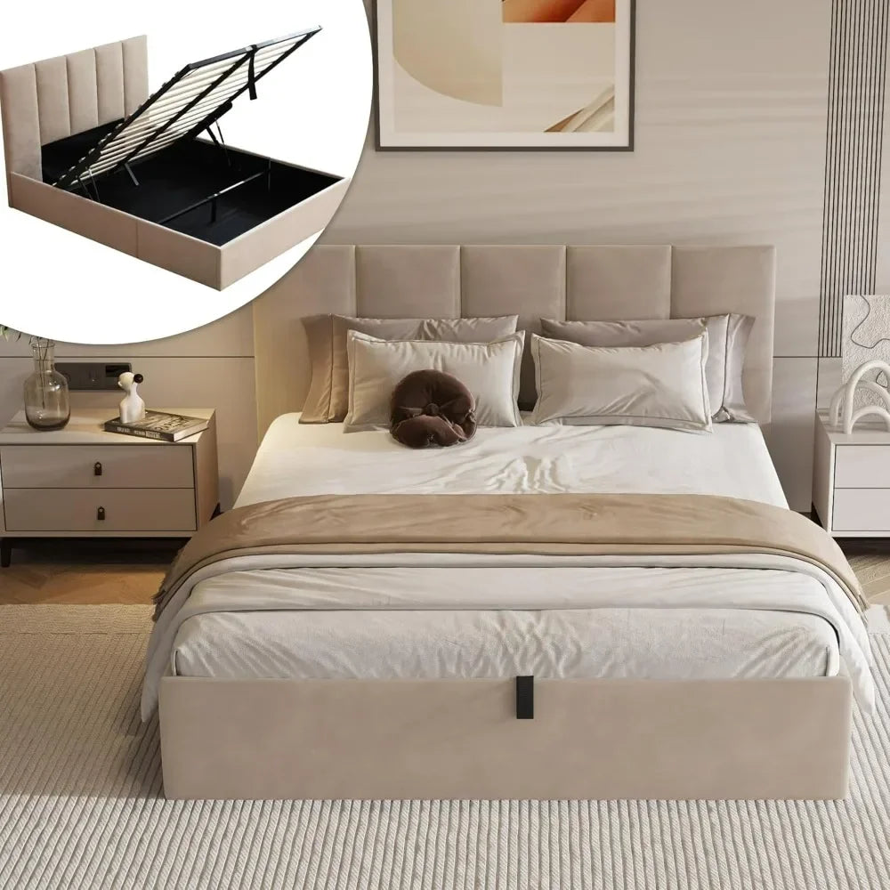 King, Full and Queen Bed Frame With Storage
