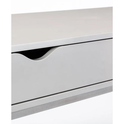 Compact Contemporary Writing Desk with Storage Drawers