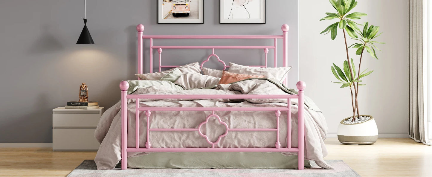 Metal Platform Bed Frame, – Full, Queen, Twin & King Sizes
