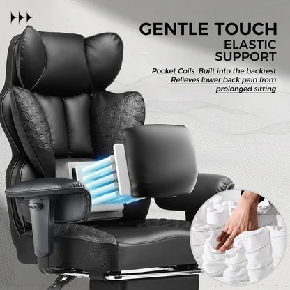 Ergonomic Office Chair , gaming Chair with Foot Rest
