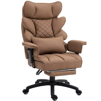 Office Chair with Pocket Spring Cushion and Lumbar Support