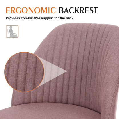 Armless Small Desk Office Chair