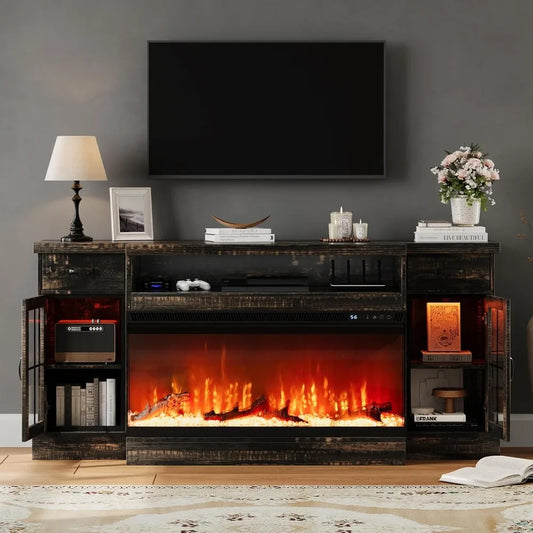 TV Stand for 80" TV  with Storage