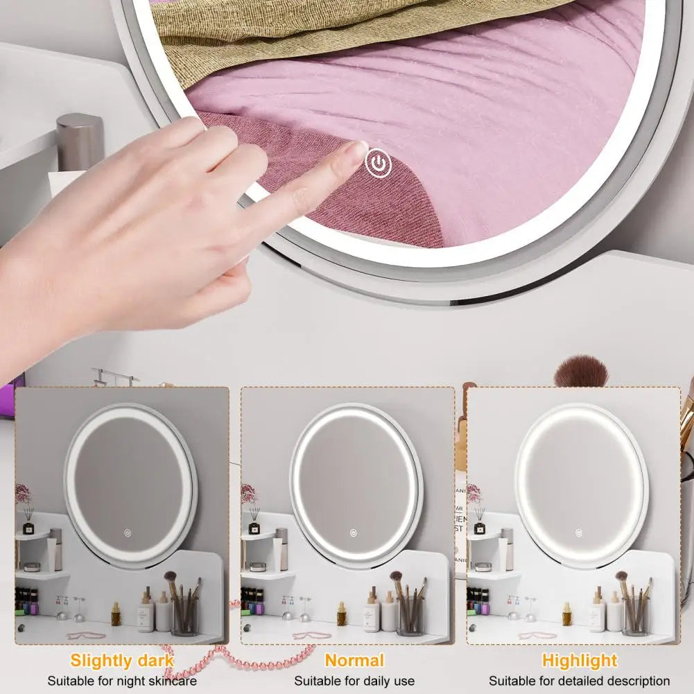 1SET Dresser Vanity Makeup Table with 3level  Mirror