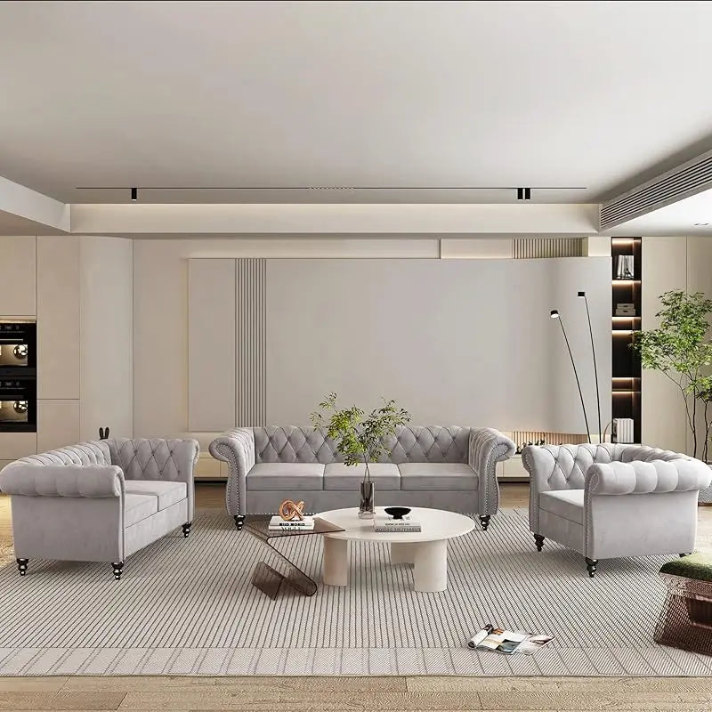 leather sofa loveseat couch chair, 3 piece