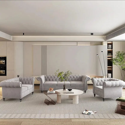 leather sofa loveseat couch chair, 3 piece