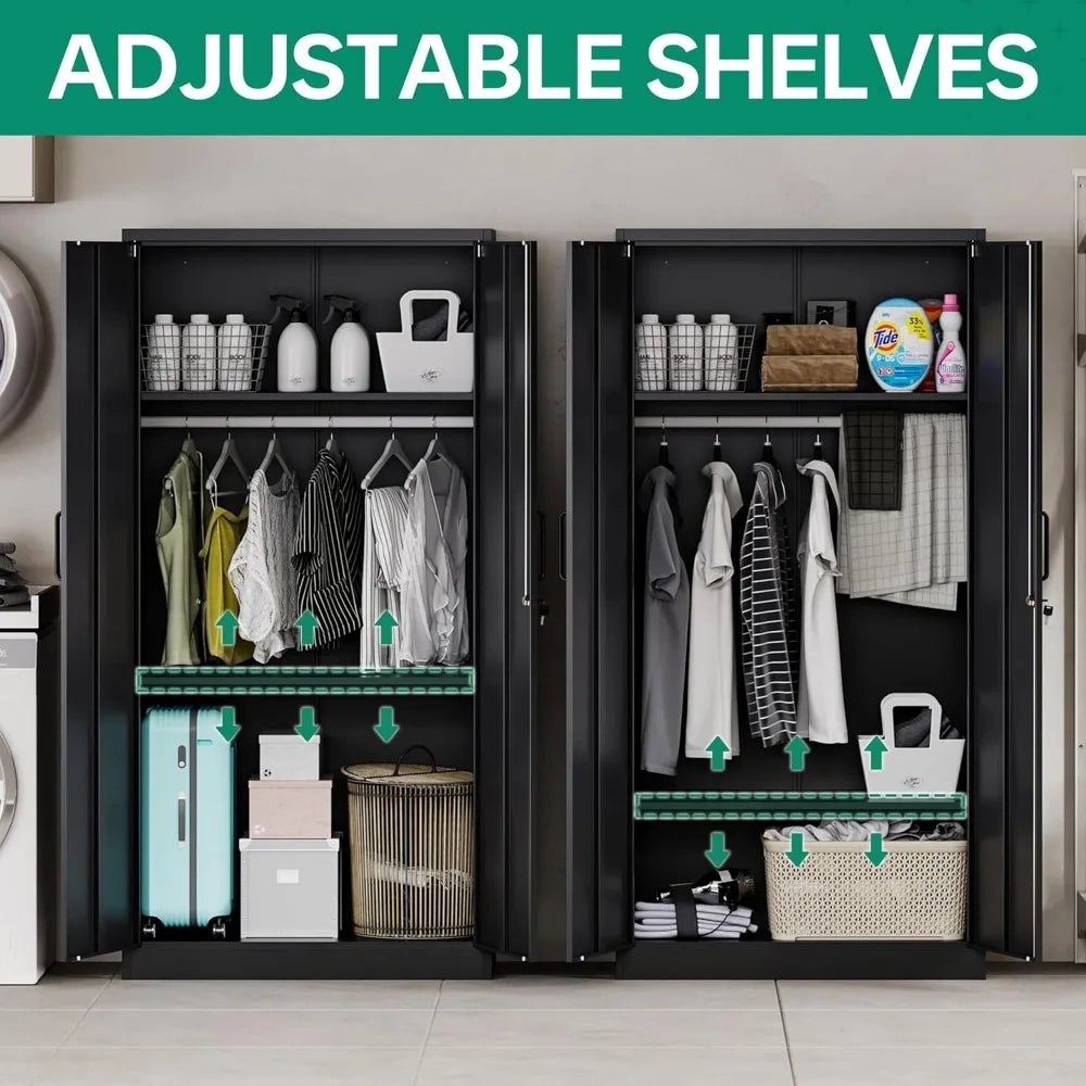 Metal Wardrobe Cabinets with Lock