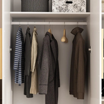 3 Doors Wardrobe Armoire Closet