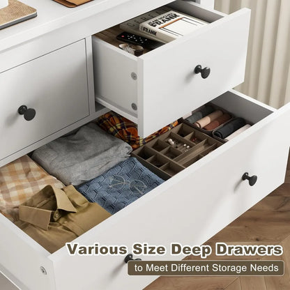 10 Drawer Dresser & Chest of Drawers
