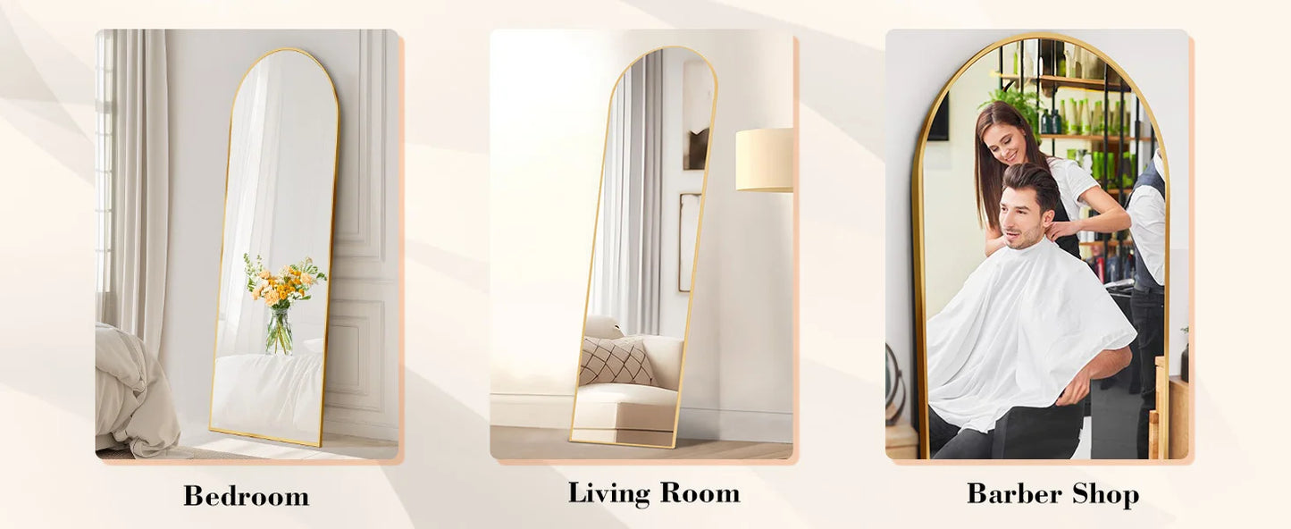 Wall Mirror 59"x16" Standing Hanging or Wall-Mounted Mirror