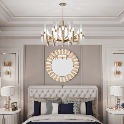 Decorative Mirror Round Sunburst Wall Mirror